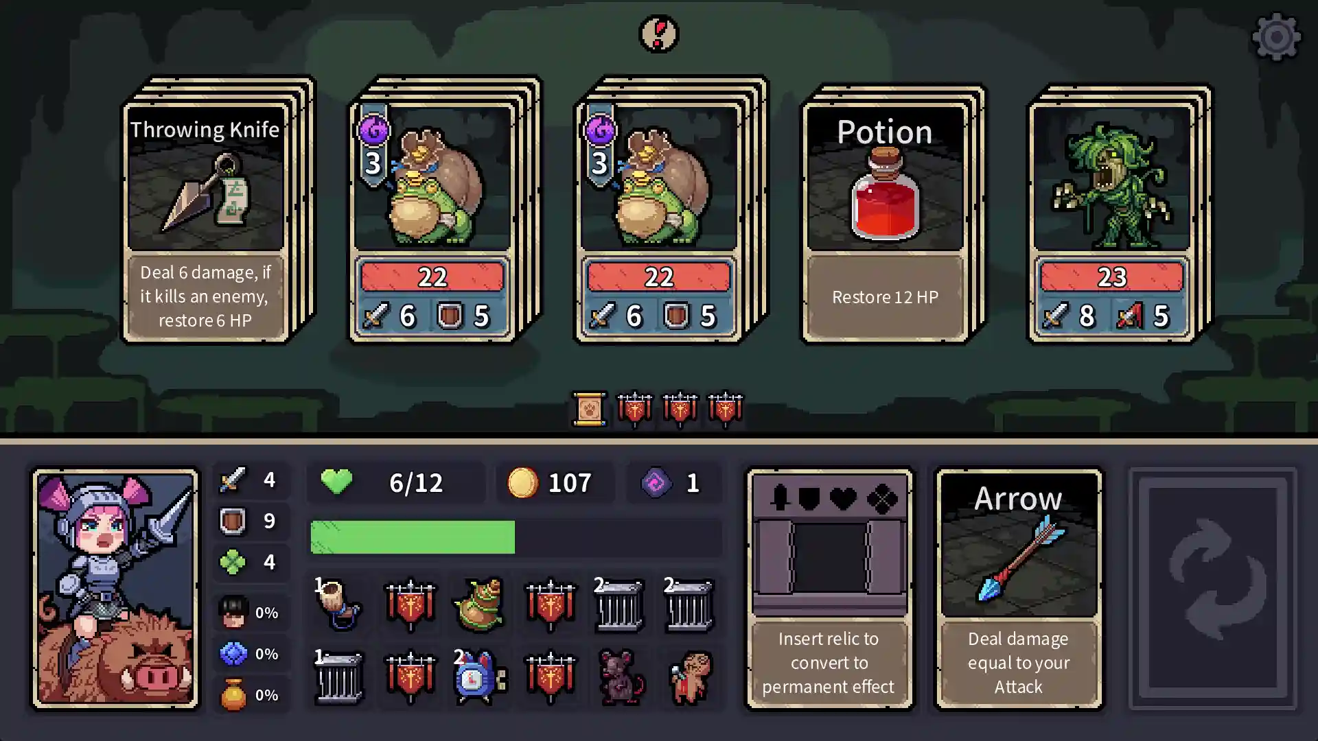 A screenshot from Stray Path