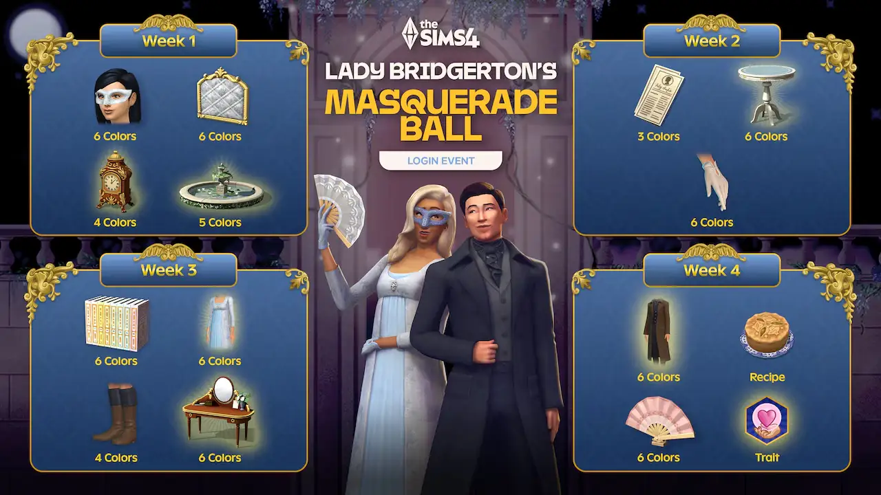 The Sims 4 announces Bridgerton kits