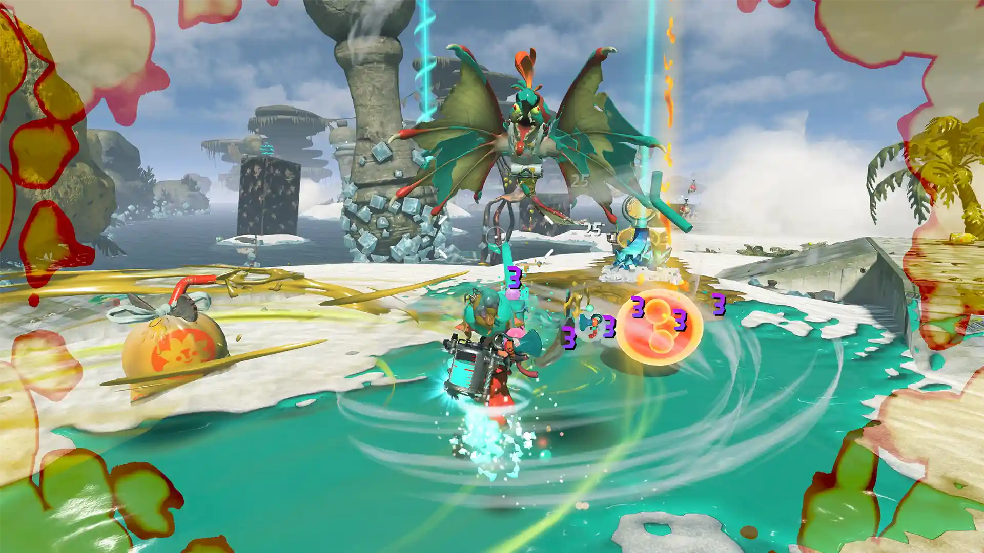 Splatoon Raiders eggs dying screenshot | Loot Level Chill Splatoon Raiders