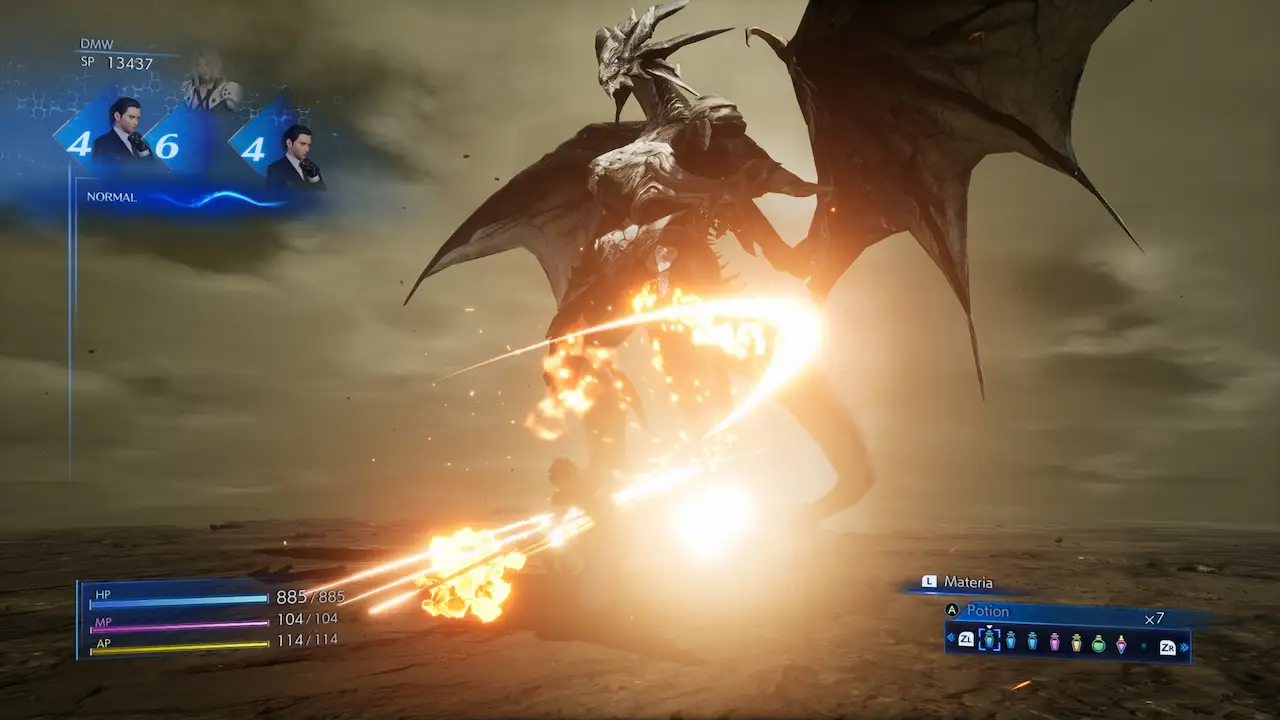 Crisis Core -Final Fantasy VII- Reunion combat | Loot Level Chill Crisis Core -Final Fantasy VII- Reunion